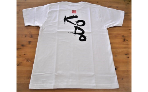 熊野古道Tｼｬﾂ【KODOTｼｬﾂ・白・ＸＬサイズ】綿100％