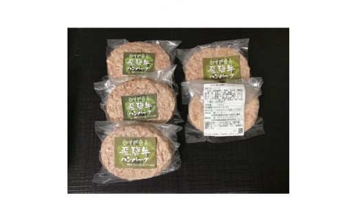 わさび香る飛騨牛生ハンバーグ　　120g×5個【1509933】