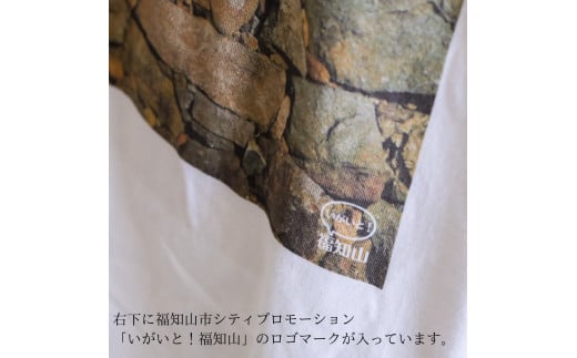 ＜福知山市公式＞福知山城の石垣Tシャツ＜ふるさと納税限定＞Mサイズ 