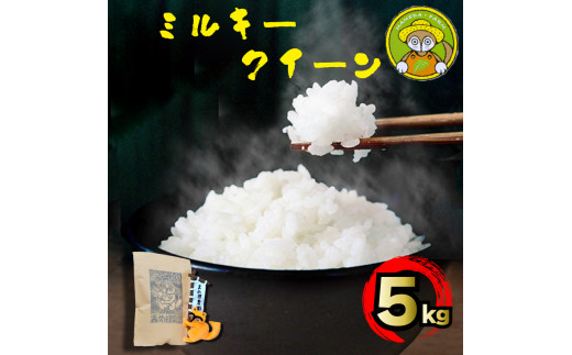 新米 お米 ミルキークイーン 5kg 令和5年産 精米 徳島県 阿波市