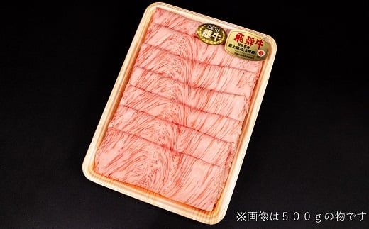 ＜最飛び雌牛＞飛騨牛A5等級ロースすきやきしゃぶしゃぶ用　1000g【1520152】