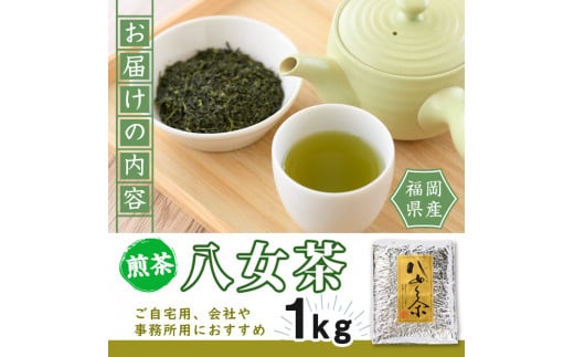 八女茶(計1kg) お茶 緑茶 煎茶 茶葉 常温 常温保存【ksg0019】【お茶の星陽園】