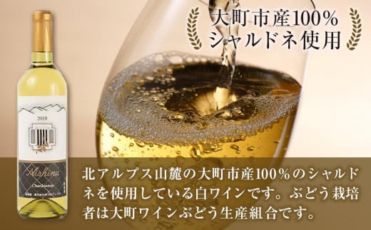 酒 ワイン 白ワイン Nishina シャルドネ 大町市産 1本 × 720ml