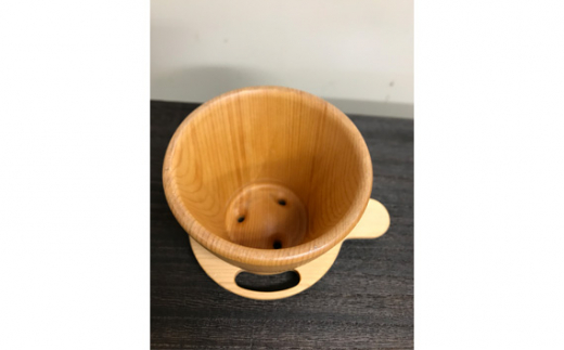 No.079 HINOKI Coffee Dripper ／ ヒノキ 木工 ドリッパー 愛知県