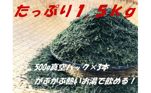 川根番茶500g×3本、イメージ画像