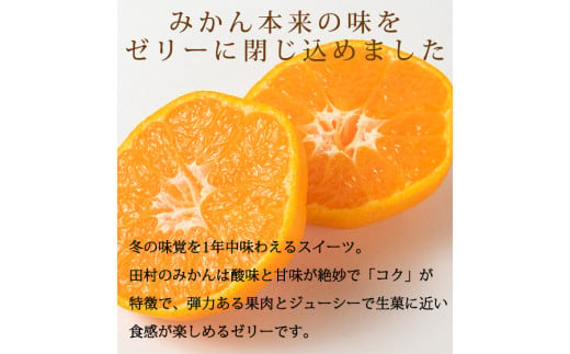 紀州和歌山まるごとみかんゼリー 145g×12個（6個入×2箱） ※2024年10月上旬頃より発送予定【uot791】