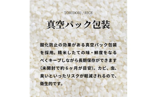 【EL08】＜新米・令和6年産＞ 真空パック包装 鳥取県産コシヒカリ20kg (5kg×4袋) 　令和6年産、米、お米、真空、Elevation、備蓄、長期保存、備蓄米、真空、真空包装、白米、精米、鳥取県南部町