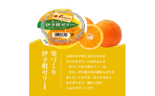 カップゼリー寒づくり伊予柑詰め合わせ12個セット No.18【柑橘 ゼリー 果肉 果実 果汁 果物 フルーツ 国産 愛媛県産 スイーツ おやつ ギフト お中元】[№5310-0236]