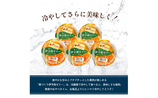 カップゼリー寒づくり伊予柑詰め合わせ12個セット No.18【柑橘 ゼリー 果肉 果実 果汁 果物 フルーツ 国産 愛媛県産 スイーツ おやつ ギフト お中元】[№5310-0236]