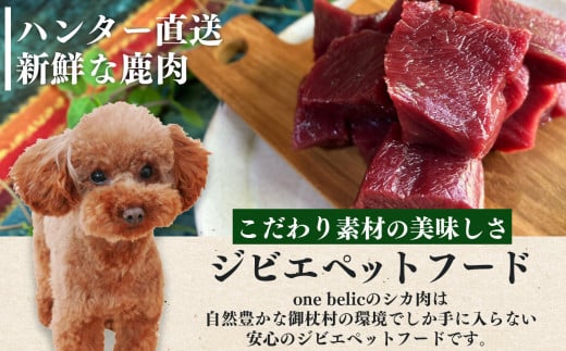 わんこの無添加ジビエおやつセット(ギフトパック) | ドッグフード 餌 エサ えさ ジャーキー 犬用鹿肉 おやつ セット ギフト用 贈答用 奈良県 御杖村