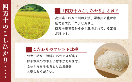 R6-156．【令和6年産新米・早期受付】四万十のかおり5 kg＆四万十のこしひかり5 kgの食べ比べセット（合計10 kg）【2024年10月より順次配送】