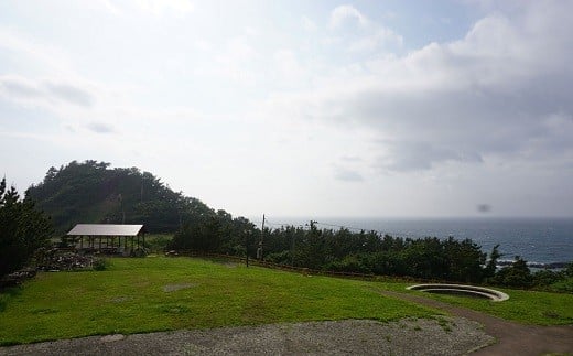 津軽海峡を一望