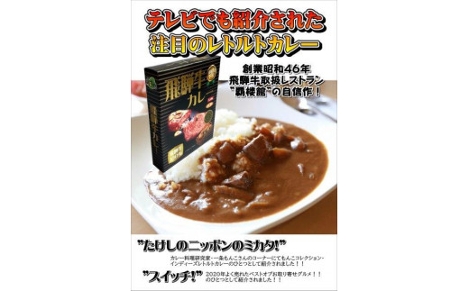 覇楼館・飛騨牛カレー1人前(250g)×20個セット