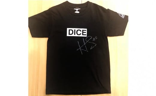 TACHIKAWA DICE サイン入りオリジナルTシャツ