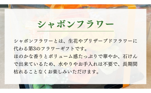 シャボンフラワー M フラワーケーキ フラワーギフト 贈り物 ギフト 誕生日 プレゼント 石鹸素材 枯れないお花 [DP005sa]