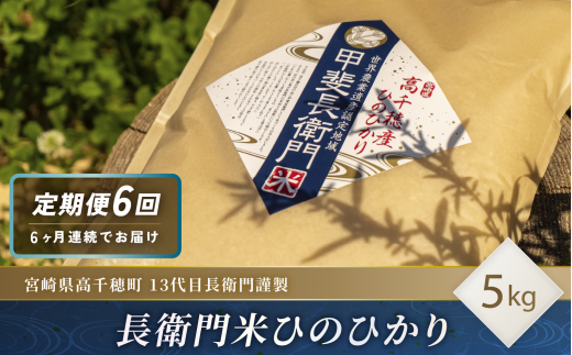 13代目甲斐長衛門が育てた 高千穂産 ひのひかり 長衛門米