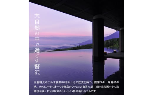 赤倉観光ホテル　ふるさと納税館内利用券300,000円分