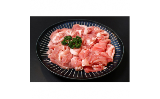 めるへんポーク　豚焼肉デイリーセット　1.1Kg (焼肉用500g、豚こま600g)【1489302】