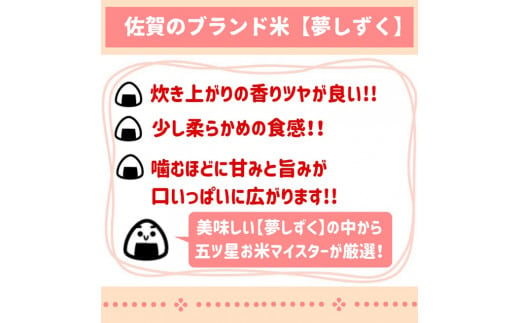 CI717【白米食べ比べ！】さがびより５㎏夢しずく５㎏【１０回定期便】