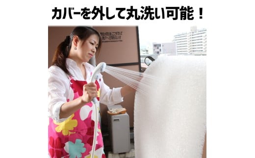 クロッツ エア マットレス 3つ折り 16cm 介護ベッドサイズ(83×189×16cm)_2588R-1