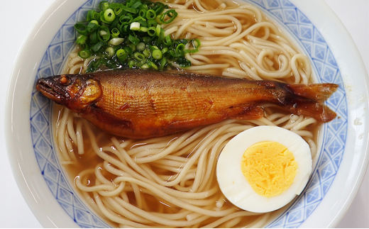 [№5308-0373]鮎拉麺・鮎ぞうすいセット