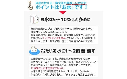 1126T03　【定期便】無洗米雪若丸 5kg×6ヶ月連続 計30kg(3月～8月)