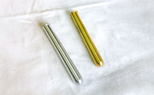 【シルバー】一輪挿しB  糸島市 / 工作小屋moku-ren（品川 雅男）【いとしまごころ】 [AVZ009-2]