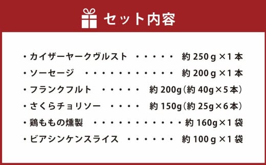 ヴルスト阿蘇 ソーセージ ギフトセット A 【2021年6月下旬発送開始】