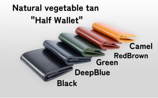 [№5258-8082]1098 Half Wallet Green