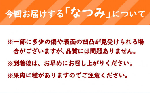 ＜先行予約＞初夏のみかん なつみ約5kg 株式会社 魚鶴商店《2025年4中旬-5上旬頃出荷》 和歌山県 日高町 みかん なつみ 南津海 柑橘 果物 フルーツ 送料無料