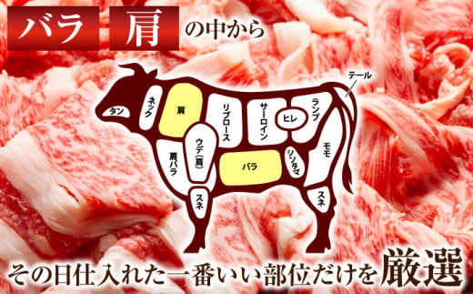 【年内配送】【A4～A5】長崎和牛切り落とし　1.2kg(600g×2p）【株式会社 MEAT PLUS】 [QBS007]