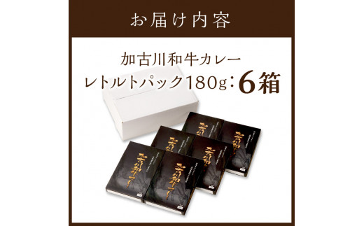 加古川和牛カレー(6食入)《 おすすめ カレー 人気 和牛カレー カレーメシ レトルト おいしい お取り寄せ ギフト 一人暮らし 簡単調理 仕送り 時短 送料無料 》【2401I00302】