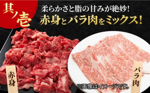 すき焼き しゃぶしゃぶに！佐賀牛 赤身とバラ肉の切り落とし 600g（300g×2P） 吉野ヶ里町/NICK’S MEAT [FCY013]