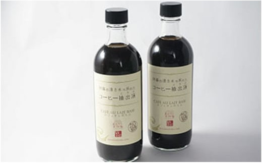 阿蘇の湧き水で煎れたコーヒー抽出液（500ml×2）