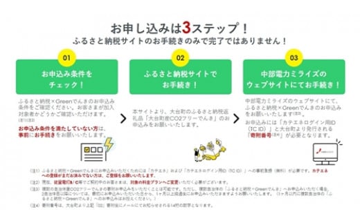 大台町産CO2フリーでんき 30,000円コース（注：お申込み前に申込条件を必ずご確認ください） ／中部電力ミライズ 電気 電力 三重県 大台町