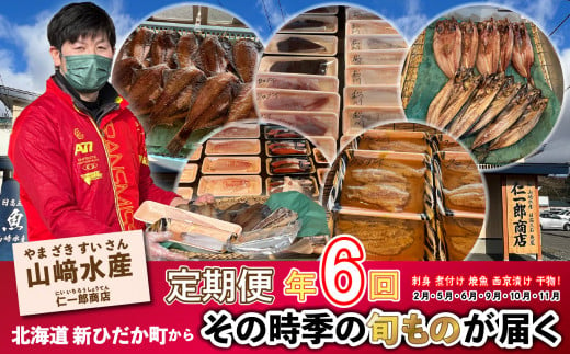 ＜定期便6回＞北海道産 旬 の お魚 4~5種  定期便 お魚 魚 旬のお魚 お楽しみ セット