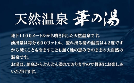 天然温泉華の湯入浴券 25枚《30日以内に出荷予定(土日祝除く)》大阪府 羽曳野市　天然温泉 華の湯