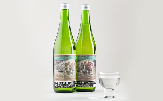 かわにし森のマルシェ　オリジナル日本酒　(720ml×2本)【1204840】