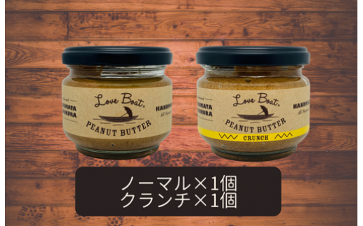 【味：ノーマル/クランチ】家庭用 ピーナッツバターセット（100g×2個）