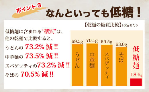 低糖麺 40入 【九州 佐賀県 名産品 神埼めん 糖質70％OFF 低糖質麺 糖質制限の方 ダイエットにおすすめ】(H057108)