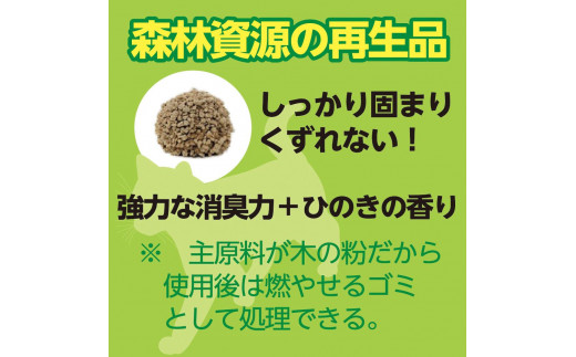 【３か月定期便】猫用 トイレ砂 木製 小粒 ひのきの香り 12L×5袋×3回 | 茨城県 常陸太田 天然素材 猫砂 猫 トイレ 砂 ねこ ネコ ペット 粒 ひのき 香り ヒノキ オガクズ おがくず 粉末 しっかり 固まる 掃除 簡単 木製 消臭 ペレット 消臭力 ニオイ 木 軽減 燃える ゴミ 簡単 燃えるごみ