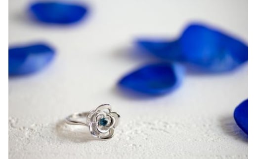 ふるさと納税 アクセサリー リング 神奈川県 藤沢市 Blue Rose Pt トパーズ ダイヤモンドリング アクセサリー ダイアモンド ダイア 宝石 リング ゴールド 7号… Blue Rose Pt トパーズ ダイヤモンドリング アクセサリー