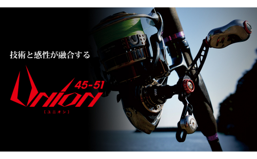 【シルバー×ゴールド】UNION ユニオン 45-51（シマノS2タイプ） 亀山市/有限会社メガテック リールハンドル カスタムハンドル 国産 [AMBB027-3]