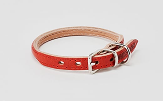 [№5258-7031]0095good collar 2号［犬 猫 首輪］アカネ