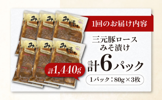  肉 豚肉 ロース ロース肉 味噌漬 小分け 冷蔵配送 定期便 