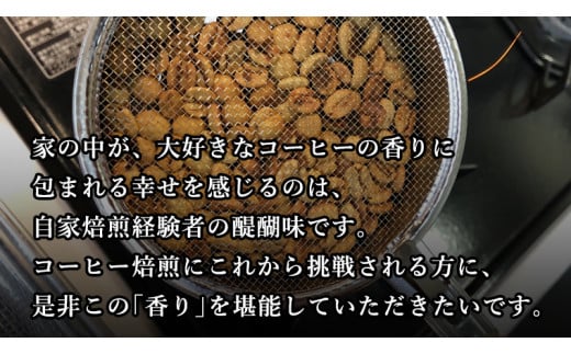 コーヒー 自家焙煎 セット コーヒー豆 200ｇ 2種 × 100ｇ コーヒー ブレンド 生豆 焙煎 初心者 お手軽