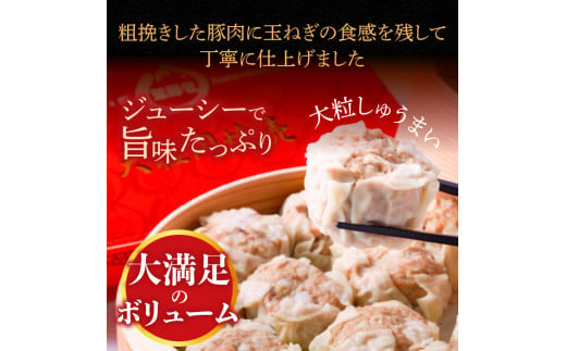 レンジで温めるだけ♪ 大きなふんわり肉まん(15個)＆大粒焼売(1個50g×24個)セット