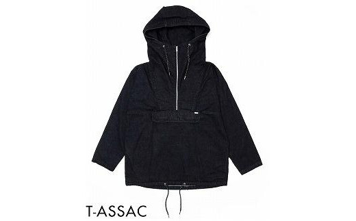 DB28【SIZE:FREE】T-ASSACレディースアノラックパーカ「ANORAK / INDIGO」