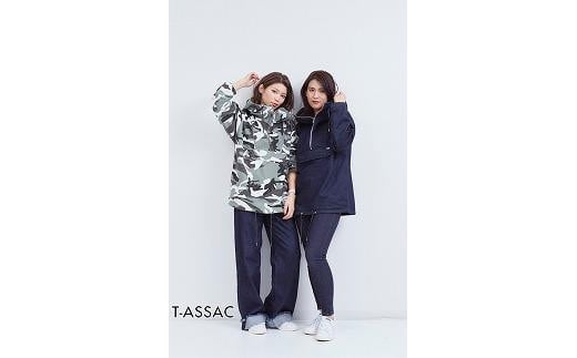 DB28【SIZE:FREE】T-ASSACレディースアノラックパーカ「ANORAK / INDIGO」