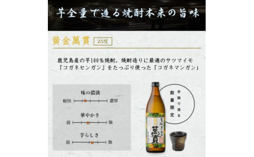 ＜のし付き・お中元＞＜本格焼酎＞お薦め3銘柄!別撰MUGEN白波・黄金萬貫・枕崎 B2-1C【1511671】